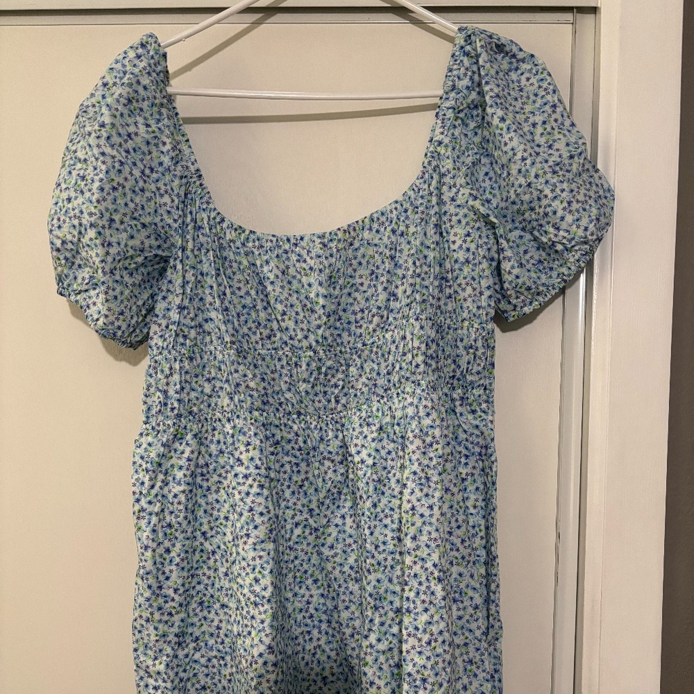 Blue Flower Dress